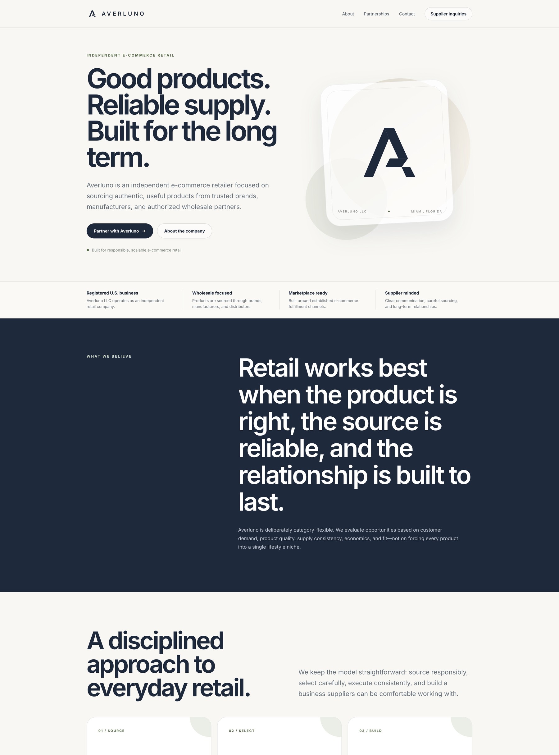 Averluno website